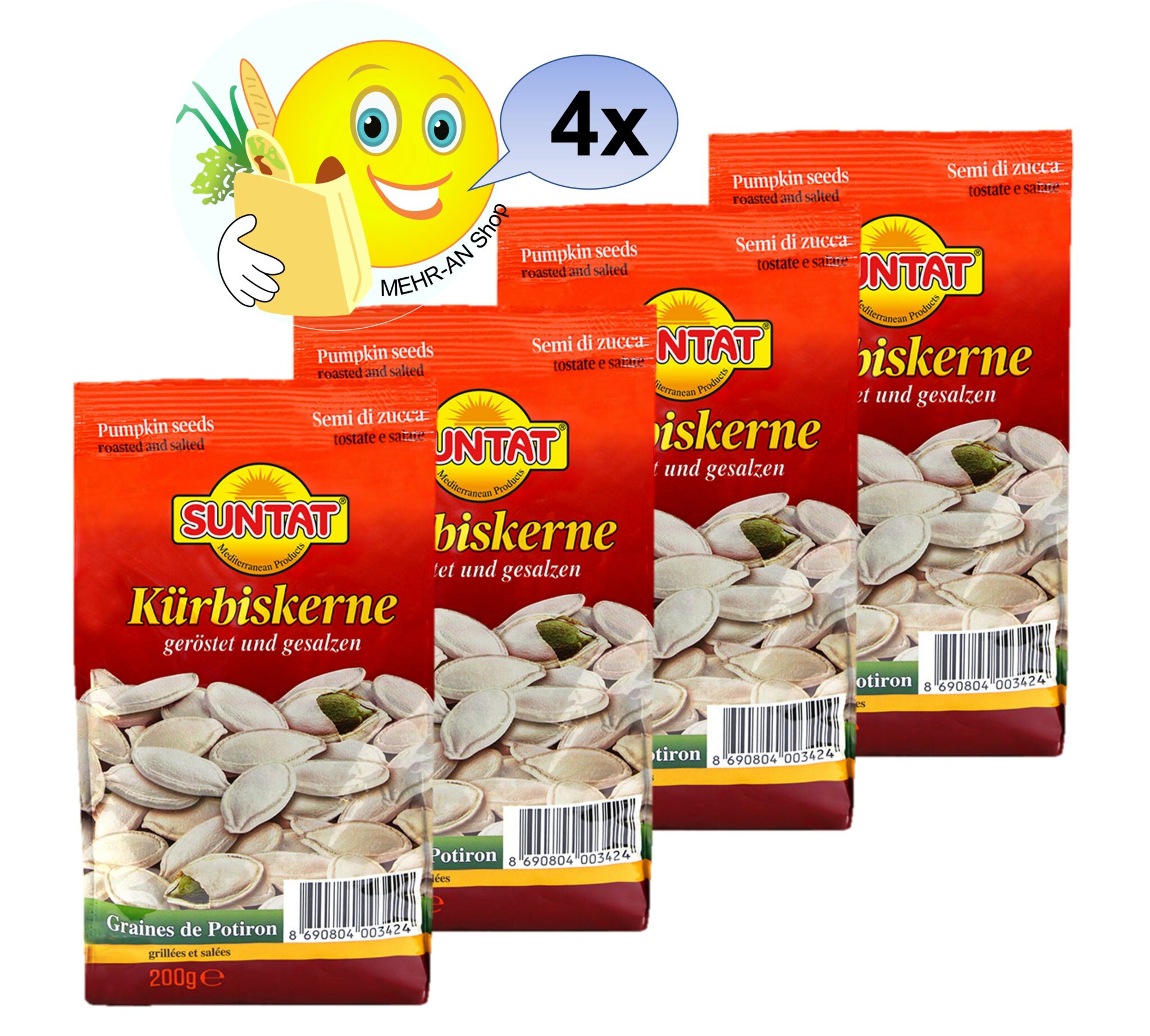 Semi Di Zucca Tostati E Salati - 200 G - Foto 5