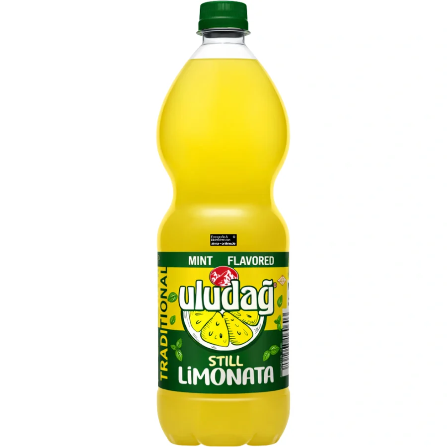 Uludag-StillLimonataMint1l Uludağ - Still Limonata Mint 12x 1L inkl. Pfand – Bild 1